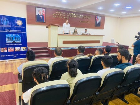 "Fiziki məhdudiyyətli şəxslərin cəmiyyətə inteqrasiyası" adlı layihənin icrası davam etdirilir - FOTOLAR "Fiziki məhdudiyyətli şəxslərin cəmiyyətə inteqrasiyası" adlı layihənin icrası davam etdirilir - FOTOLAR