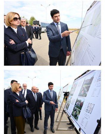 Azərbaycan və Belarusun baş nazirlərinin müavinləri Ağdamın Qızıl Kəngərli kəndində olublar