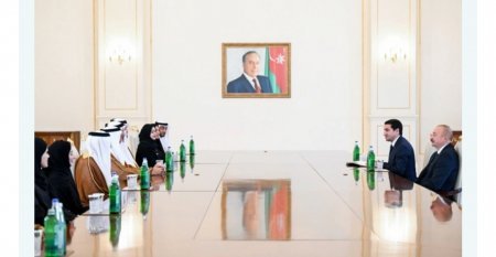Prezident İlham Əliyev Birləşmiş Ərəb Əmirlikləri Federal Milli Şurasının sədrini qəbul edib