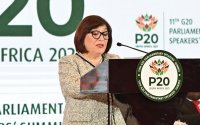 Sahibə Qafarova Cənubi Afrikada G20-də çıxış edib