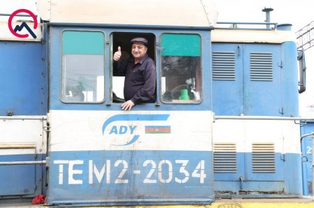 Ermənistana buğda aparan qatar artıq Bakıdadır