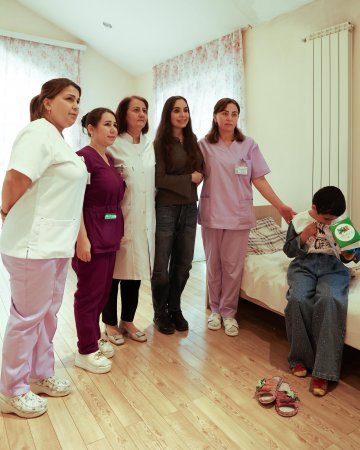 Leyla Əliyevanın Mingəçevir səfərindən - Fotolar