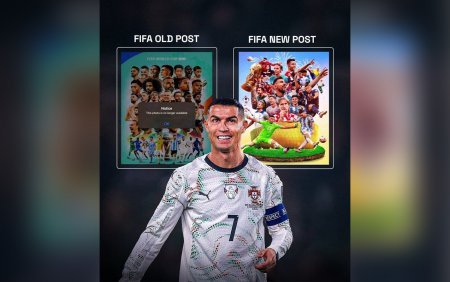 FIFA Ronaldonun şəkli olmayan posteri dəyişdirdi - Foto