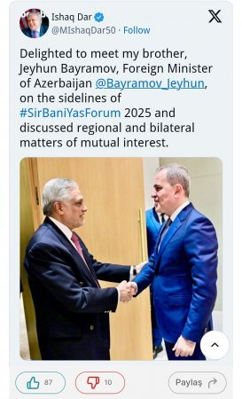 Azərbaycan və Pakistan XİN rəhbərləri regional məsələləri müzakirə ediblər