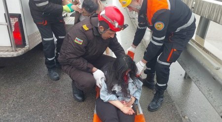 Kənar dairəvi yolda qəza - Ölən və yaralananlar var - Foto