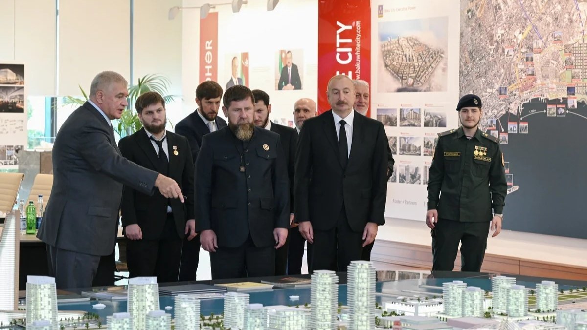 İlham Əliyev və Ramzan Kadırov "Bakı Ağ Şəhər"də olublar